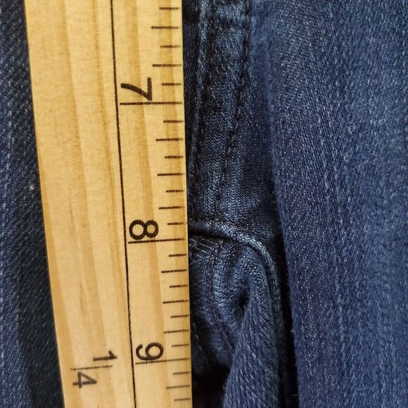 Banana Republic Jeans Womens Size 26 Blue Skinny Straight Stretch Mid-Rise Denim - Picture 6 of 12